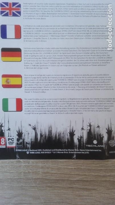 Videojuegos y consolas: DYING LIGHT - TERROR ZOMBIES GAME - PC DVD ROM - TECHLAND - A&Ntilde;O 2015. - Foto 9