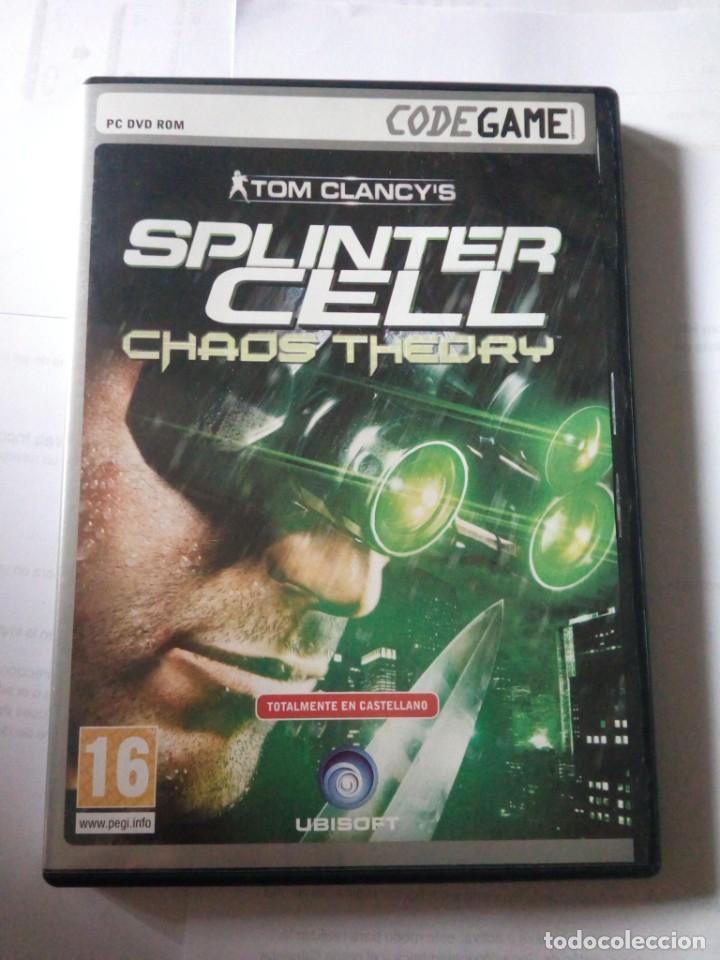 Videojuegos y consolas: TOM CLANCYS - SPLINTER CELL - CHAOS THEORY - PC - Foto 1