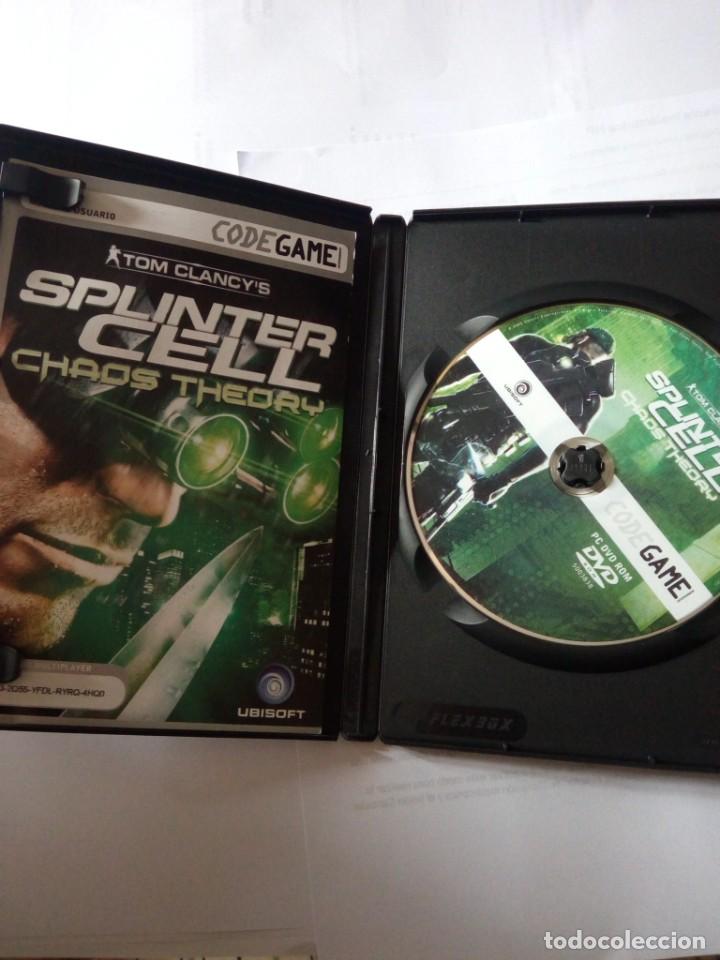 Videojuegos y consolas: TOM CLANCYS - SPLINTER CELL - CHAOS THEORY - PC - Foto 3