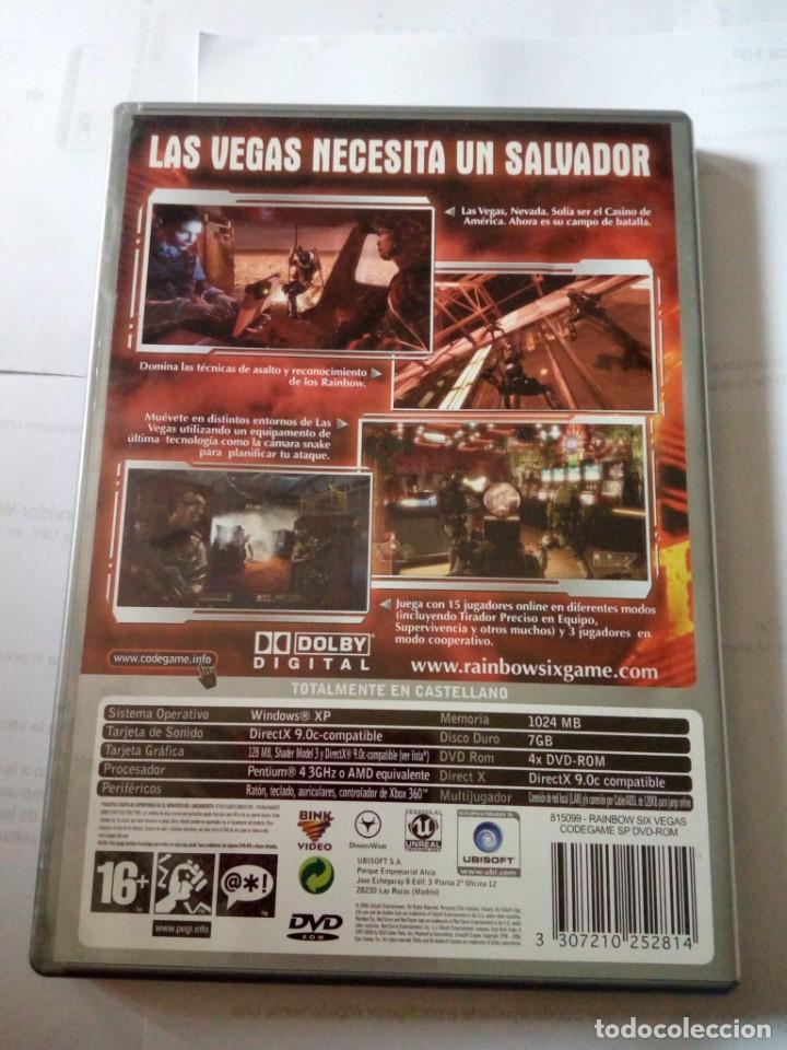 Videojuegos y consolas: TOM CLANCYS - RAINBOWSIX VEGAS - PC - Foto 2