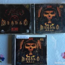 Videojuegos y Consolas: DIABLO, DIABLO II Y DIABLO II 2 CDS. Lote 311612618