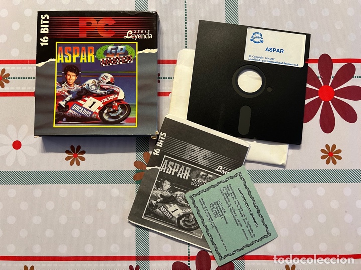 Videojuegos y consolas: Aspar GP M&aacute;ster Videojuego PC 5 1/4 - Foto 3