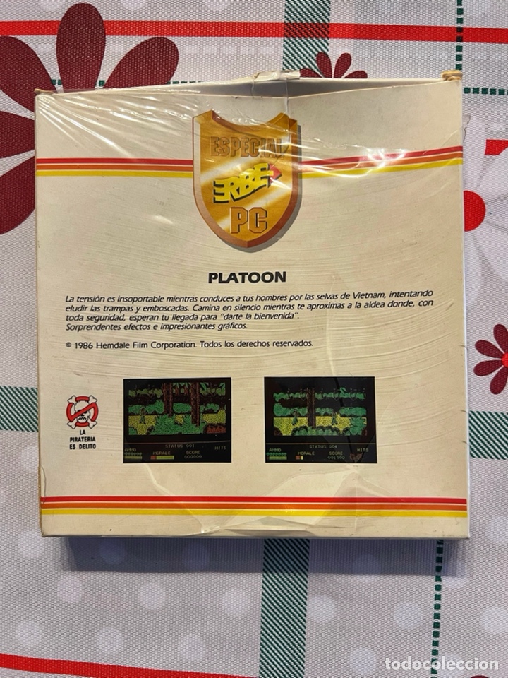 Videojuegos y consolas: Platoon videojuego 3 1/2 1986 - Foto 2