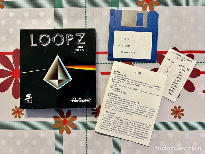 Videojuegos y consolas: LOOPZ IBM PC videojuego 3 1/2 1990 - Foto 4