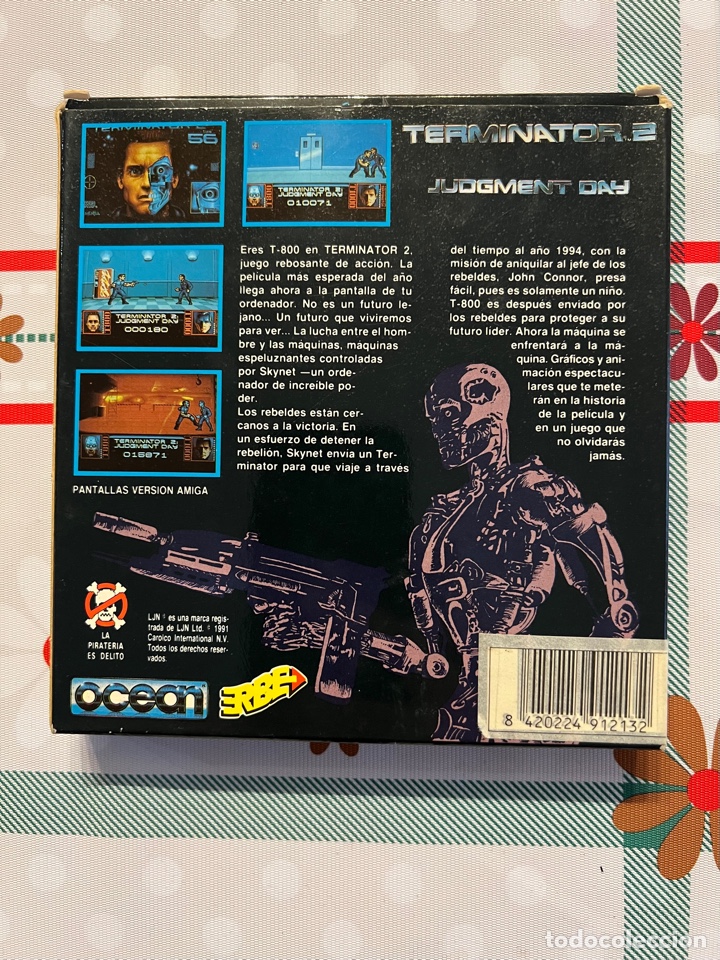 Videojuegos y consolas: TERMINATOR.2 Judgment Day Videojuego PC 5 1/4 - Foto 2