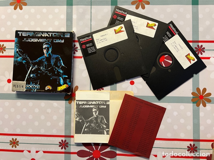 Videojuegos y consolas: TERMINATOR.2 Judgment Day Videojuego PC 5 1/4 - Foto 4