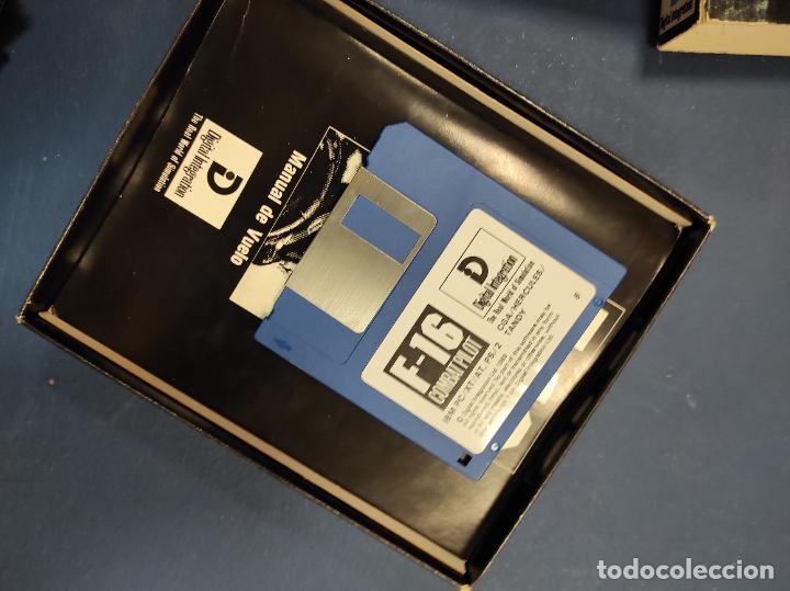 Videojuegos y consolas: PC IBM 3 1/2 4 F-16 COMBAT PILOT VERSION ESPA&Ntilde;OLA - Foto 4