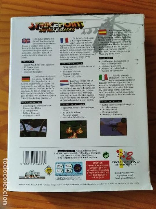 Videojuegos y consolas: STRIKEFORCE, THE HEX MISSIONS - PC CAJA GRANDE - STRIKE FORCE. - Foto 3