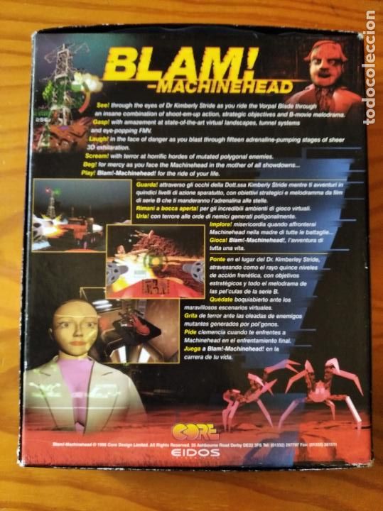 Videojuegos y consolas: BLAM! MACHINEHEAD - PC CAJA GRANDE - - Foto 3