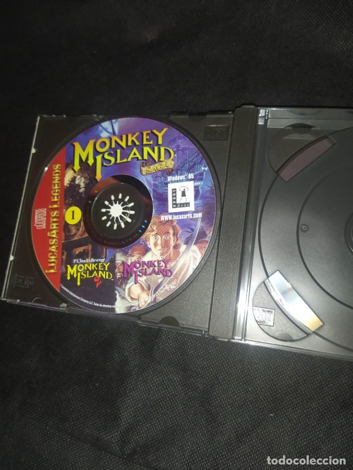 Videojuegos y Consolas: MONKEY ISLAND SAGA CD 3 DISCOS. LUCASARTS ENTERTAINMENT - Foto 2 - 312293703