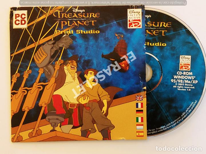 Videojuegos y consolas: PC CD - TREASURE PLANET - PRINT STUDIO -EDITADO EN VARIOS IDIOMAS - Foto 1