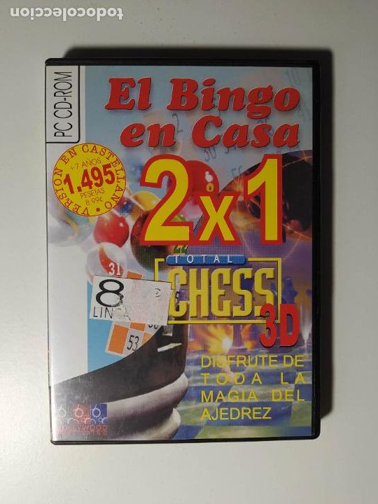 Videojuegos y consolas: EL BINGO EN CASA. TOTAL CHESS. PC CD-ROM. TDKV16B - Foto 1