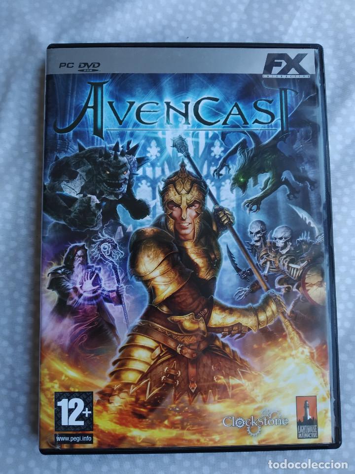 Videojuegos y consolas: JUEGO PC AVENCAST CON MANUAL DE INSTRUCCIONES Y MAPAS - Foto 1