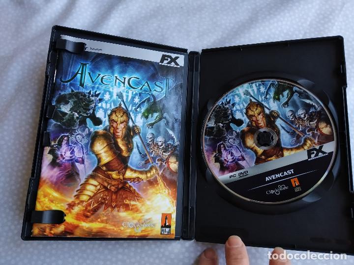 Videojuegos y consolas: JUEGO PC AVENCAST CON MANUAL DE INSTRUCCIONES Y MAPAS - Foto 2