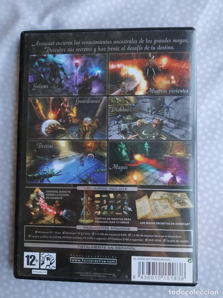 Videojuegos y consolas: JUEGO PC AVENCAST CON MANUAL DE INSTRUCCIONES Y MAPAS - Foto 3