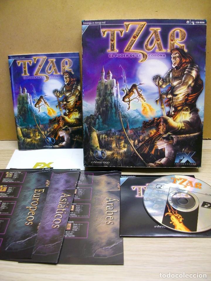 Videojuegos y consolas: TZAR EL PODER DE LA CORONA EDICION COLECCIONISTA EN CAJA CARTON de PC - Foto 1
