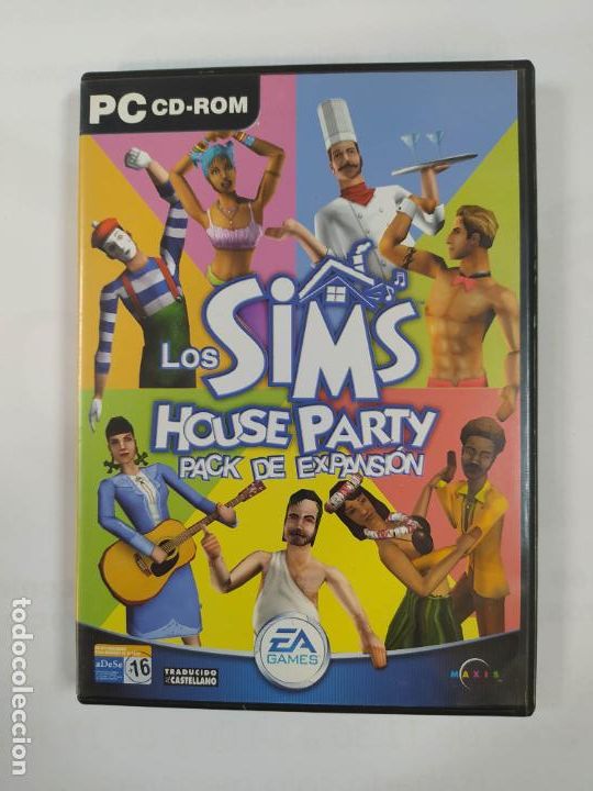 Videojuegos y consolas: Los sims House Party PC. CD ROM. TDKV16C - Foto 1