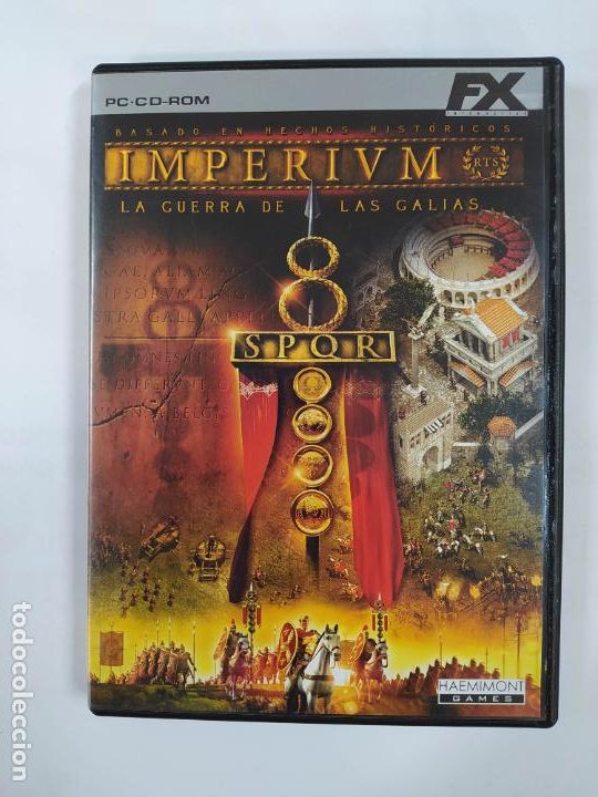 Videojuegos y consolas: IMPERIVM. LA GUERRA DE LAS GALIAS. IMPERIUM. PC CD ROM. FX INTERACTIVE. TDKV16C - Foto 1
