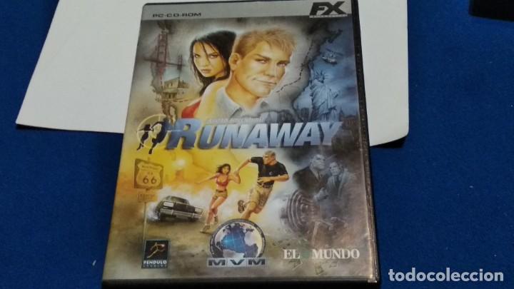 Videojuegos y consolas: RUNAWAY A ROAD ADVENTURE PC-CD-ROM - 3 CDS FX CON MANUAL - Foto 1