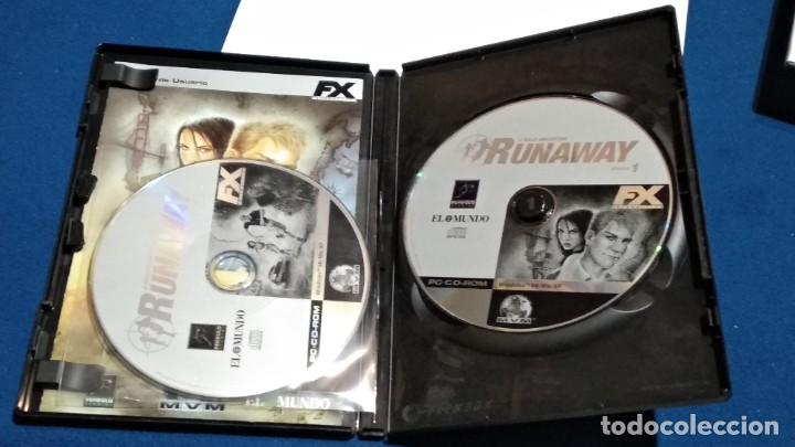 Videojuegos y consolas: RUNAWAY A ROAD ADVENTURE PC-CD-ROM - 3 CDS FX CON MANUAL - Foto 6