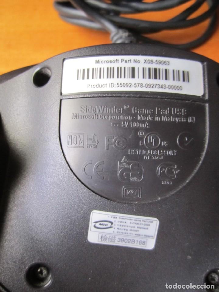Videojuegos y consolas: Mando Pad para PC Microsoft Sidewinder USB - Foto 8
