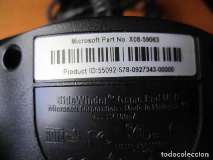 Videojuegos y consolas: Mando Pad para PC Microsoft Sidewinder USB - Foto 9
