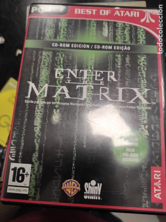Videojuegos y consolas: ENTER THE MATRIX - 4 CDS JUEGO PC - Foto 1