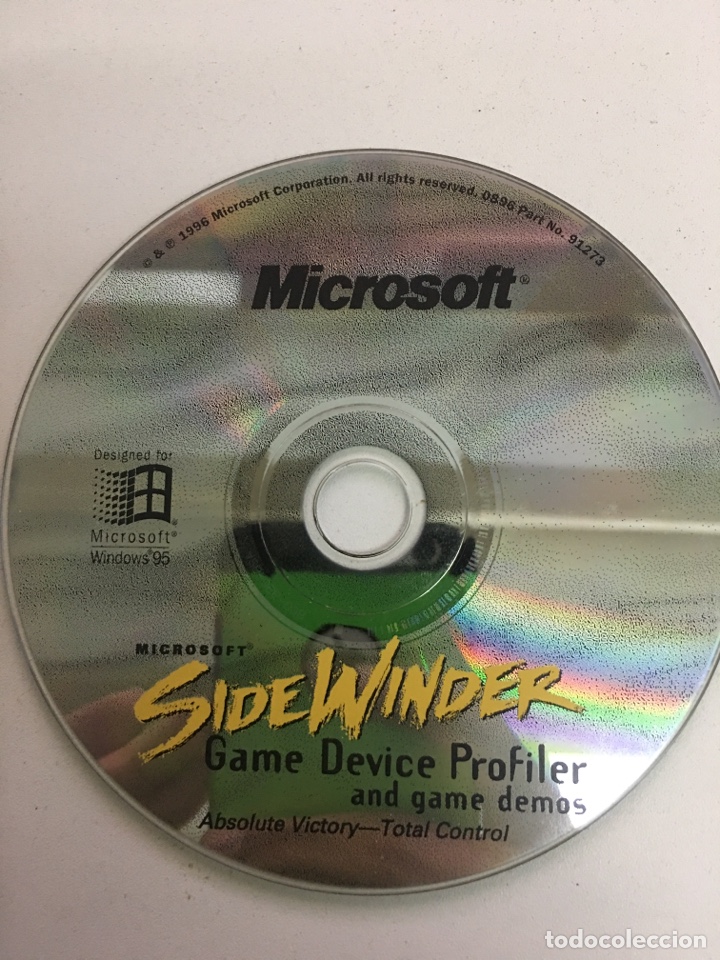 Videojuegos y consolas: CD ROM MICROSOFT SIDEWINDER - Foto 1