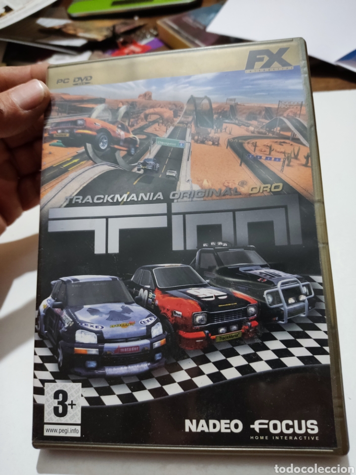 Videojuegos y consolas: PC DVD trackmania original oro - Foto 1