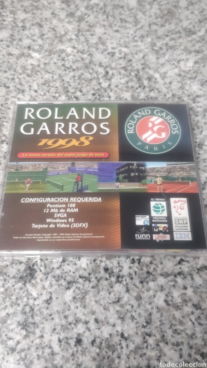 Videojuegos y consolas: Juego PC Roland Garros 1998 - Foto 2