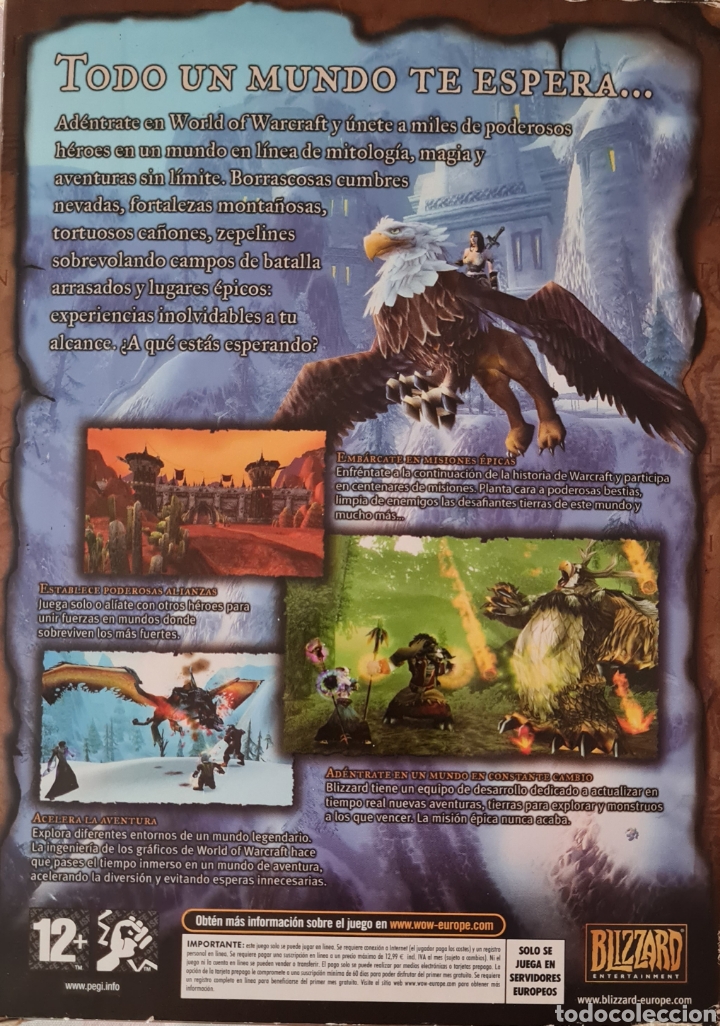 Videojuegos y consolas: JUEGO - WORLD OF WARCRAFT PC CD-ROM WINDOWS Y MAC - Foto 2