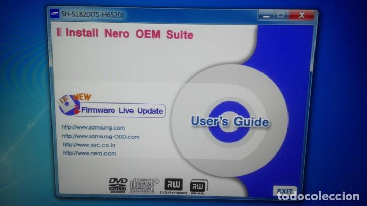Videojuegos y consolas: NERO EXPRESS 7-VISION EXPRESS-BACKLTUP-SHOWLINE-RECODE-SAMSUNG DVD ROM WRITER -NERO SOFTWARE AG-2007 - Foto 5