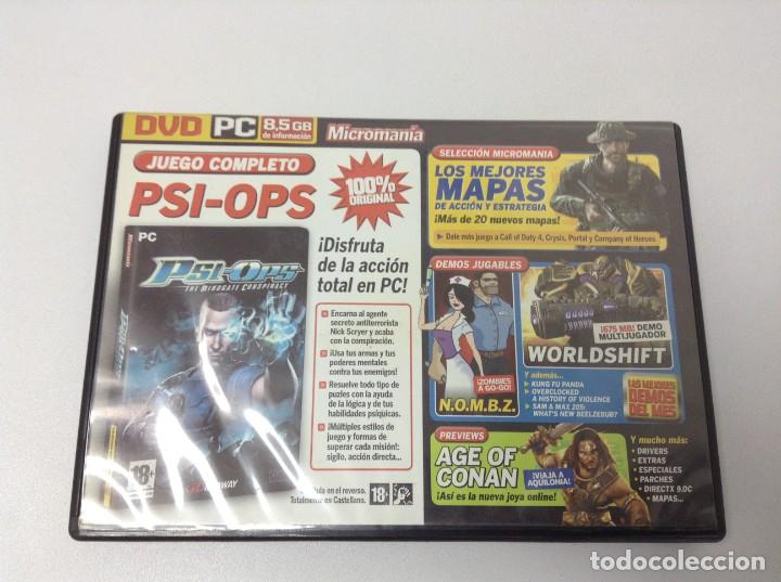 Videojuegos y consolas: PSI-OPS THE MINDGATE CONSPIRACY . CD MICROMANIA JUNIO 2008 - Foto 1