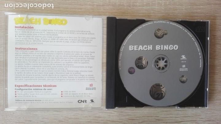 Videojuegos y consolas: BEACH BINGO - PC CD ROM - CNR - A&Ntilde;O 1999. - Foto 3