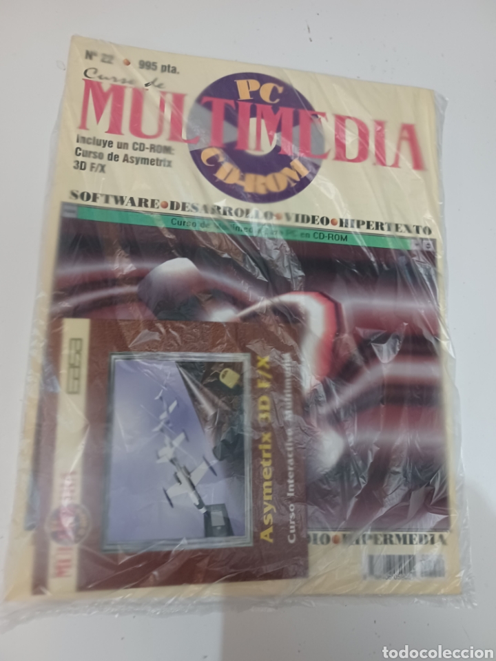 Videojuegos y consolas: Fasciculo N&deg; 22 Curso Inform&aacute;tica Pc Multimedia + CD Rom Astmetrix 3D FX Easa - Foto 1