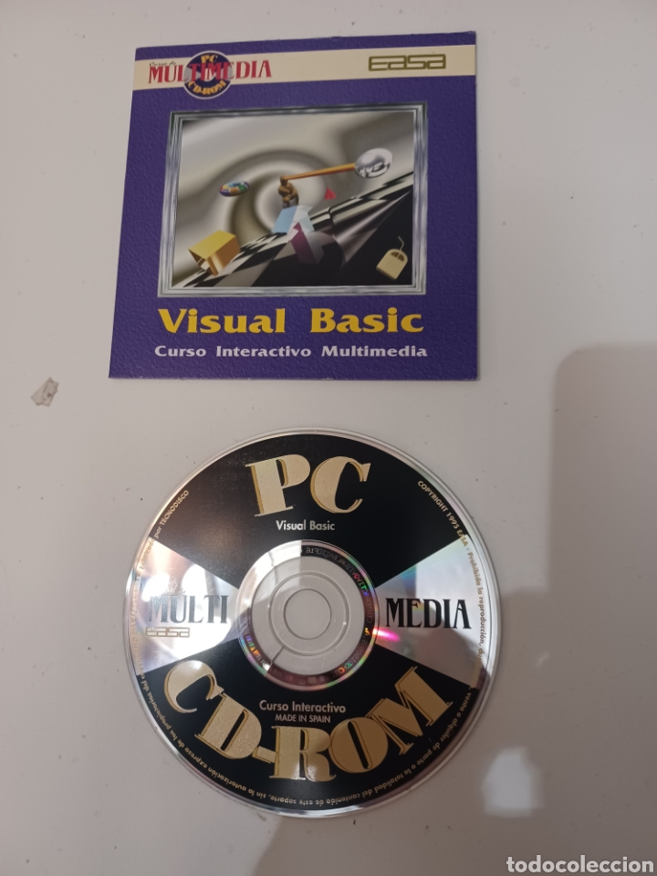 Videojuegos y consolas: Fasciculo N &deg; 16 Curso Inform&aacute;tica Pc Multimedia + CD Rom Visual Basic defectuoso - Foto 7