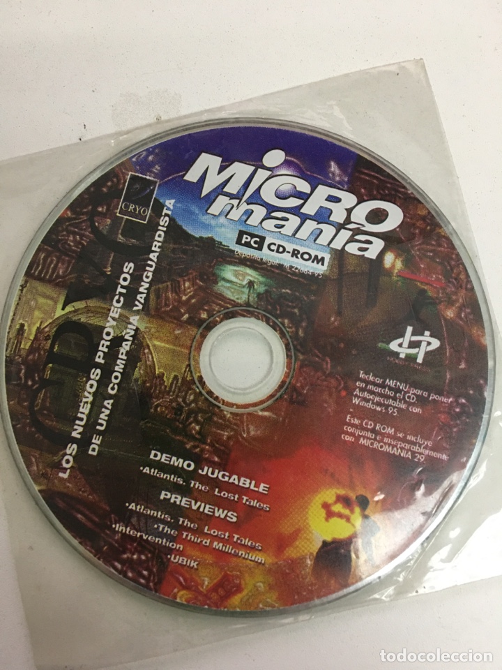 Videojuegos y consolas: JUEGO PC CD DEMOS MICRO MANIA - Foto 1