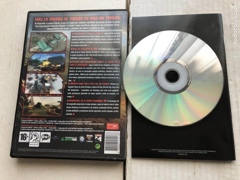 Videojuegos y consolas: WAR ON TERROR PC DVD ROM KREATEN - Foto 2