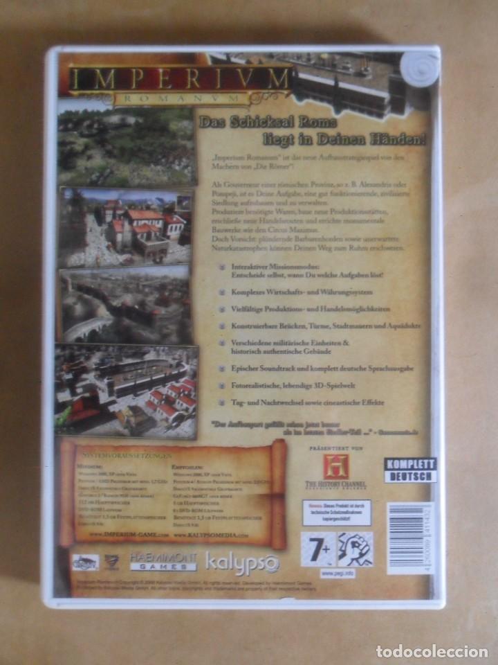 Videojuegos y consolas: PC DVD ROM - IMPERIUM ROMANUM * EN ALEMAN - Foto 3