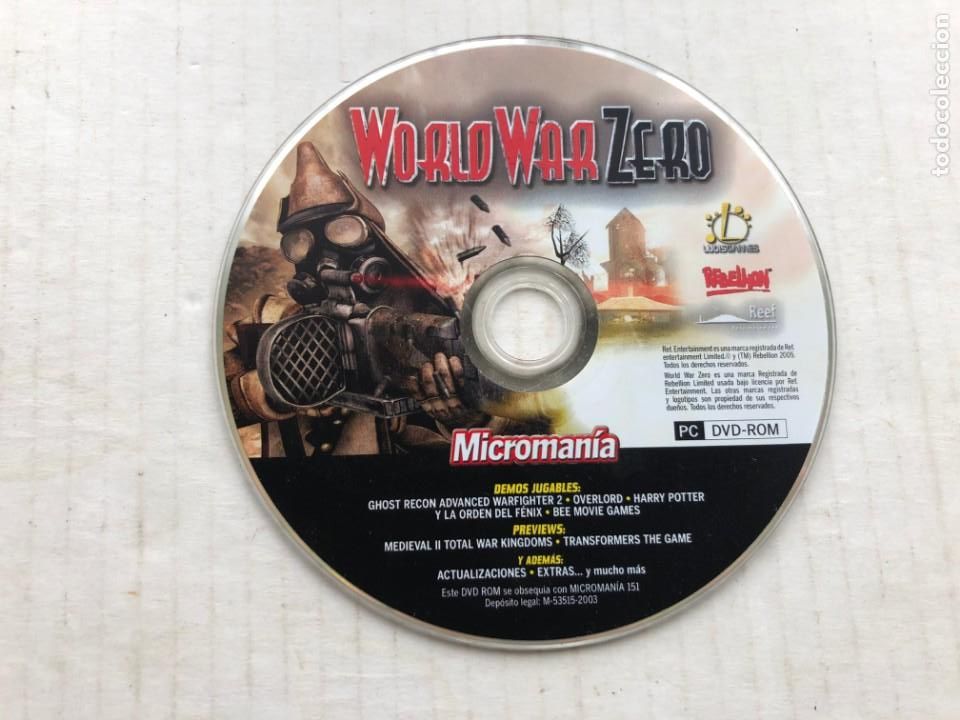 Videojuegos y consolas: WORLD WAR ZERO PC DVD ROM MICROMANIA KREATEN - Foto 1