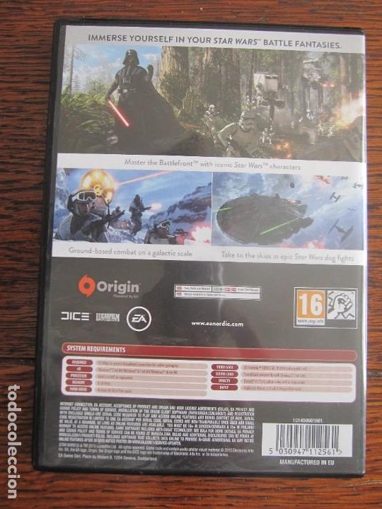 Videojuegos y consolas: STAR WARS BATTLEFRONT PC-DVD JUEGO RETRO. 4 DISCOS. - Foto 3