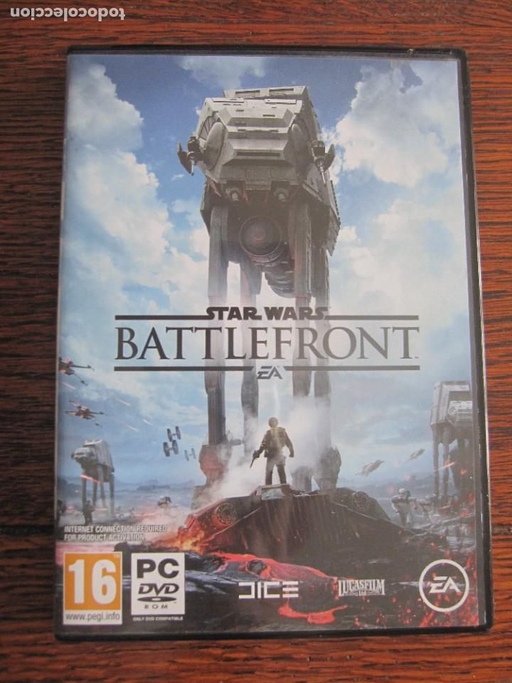 Videojuegos y consolas: STAR WARS BATTLEFRONT PC-DVD JUEGO RETRO. 4 DISCOS. - Foto 1