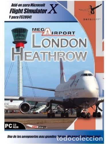 Videojuegos y consolas: FLIGHT SIMULATOR LONDRES HEATHROW PC - Foto 1