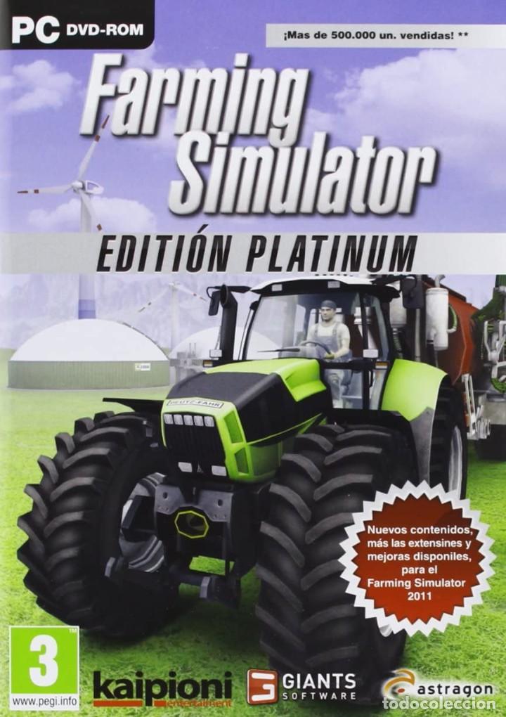 Videojuegos y consolas: FARMING SIMULATOR PLATINUM JUEGO PC PRECINTADO - Foto 1