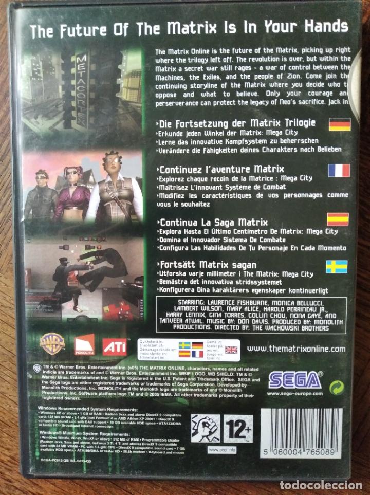 Videojuegos y consolas: MATRIX ONLINE - CD ROM - PAL ESPA&Ntilde;A - - Foto 3
