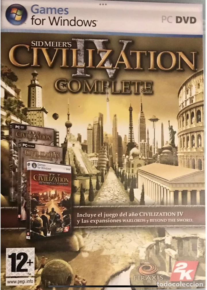 Videojuegos y consolas: CIVILIZATION IV COMPLETO SID MEIERS DE FIRAXIS GAMES JUEGO de PC - Foto 1