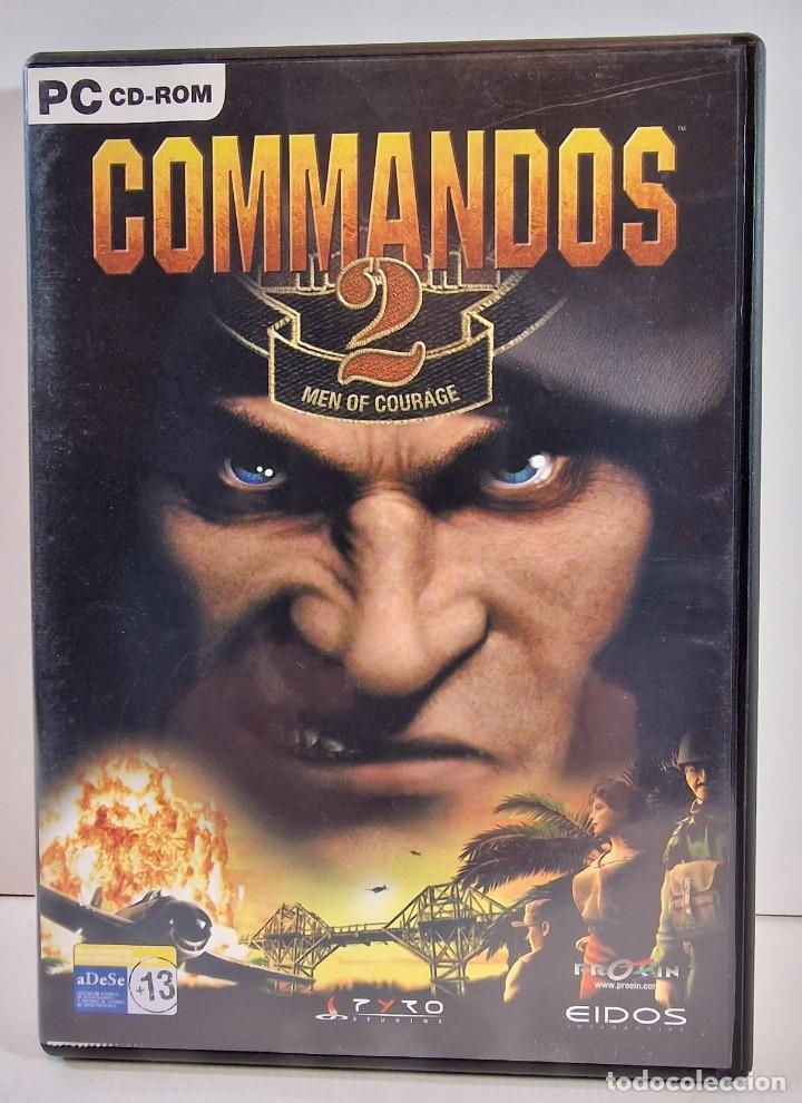 Videojuegos y consolas: COMMANDOS 2: MEN OF COURAGE / PRIMERA EDICI&Oacute;N 2001 / PC CD-ROM - Foto 1