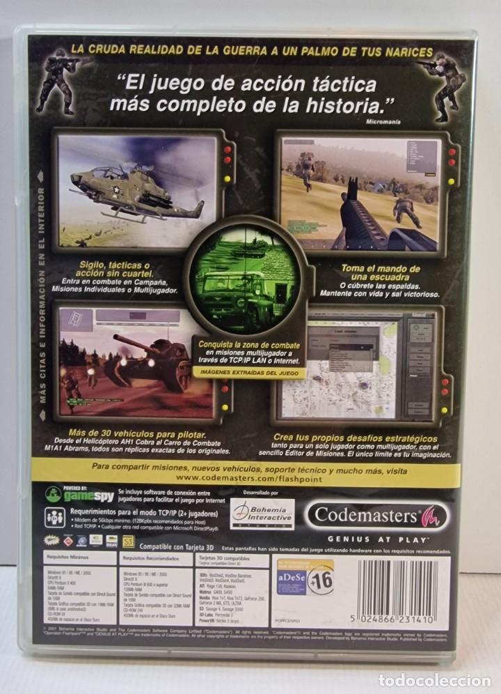 Videojuegos y consolas: OPERATION FLASHPOINT / PRIMERA EDICI&Oacute;N 2001 / PC CD-ROM - Foto 2