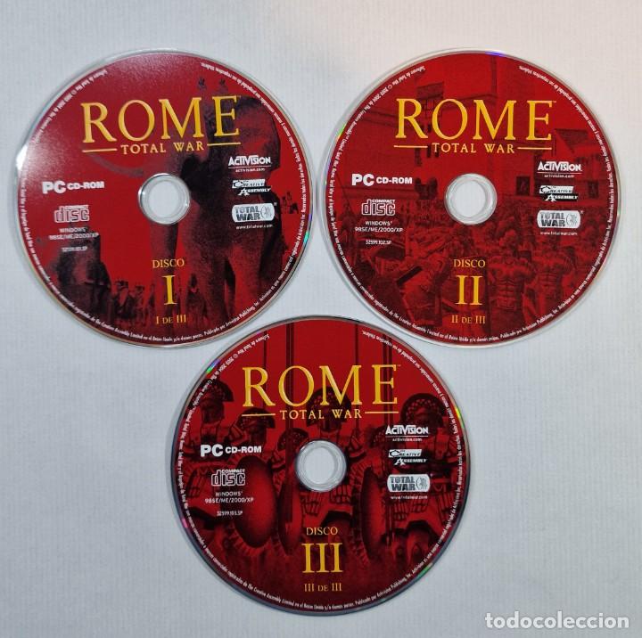 Videojuegos y consolas: ROME TOTAL WAR / PRIMERA EDICI&Oacute;N 2004 / PC CD-ROM - Foto 9