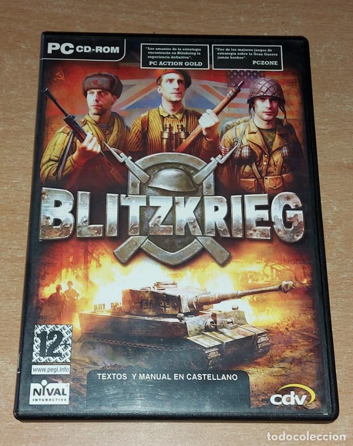 Videojuegos y consolas: JUEGO PC CD ROM BLITZKRIEG edici&oacute;n Espa&ntilde;a completo raro - Foto 1
